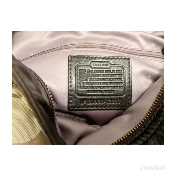 Zoe Signature Coach Handbag-SOLD - Picture 5 of 5